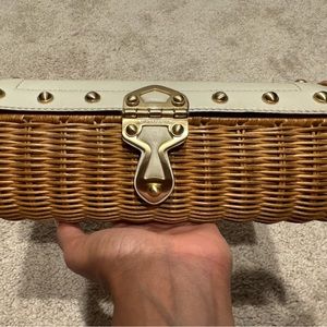 Michael Kors wicker clutch